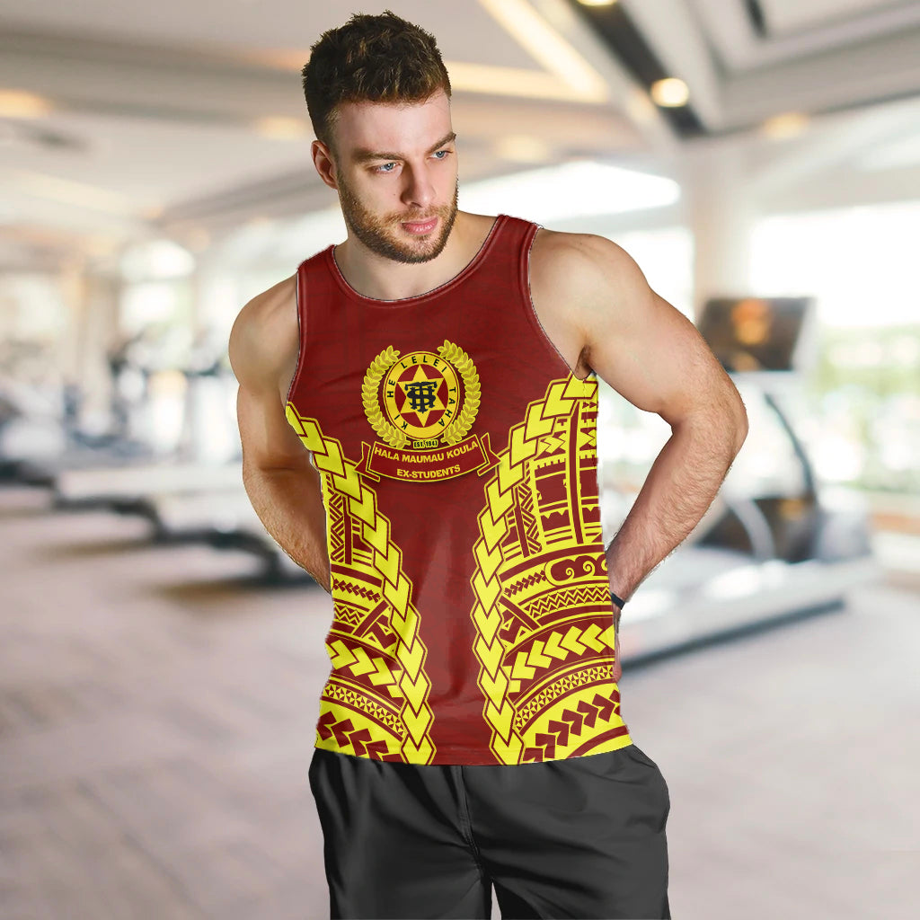 Tonga High School Men Tank Top Red
