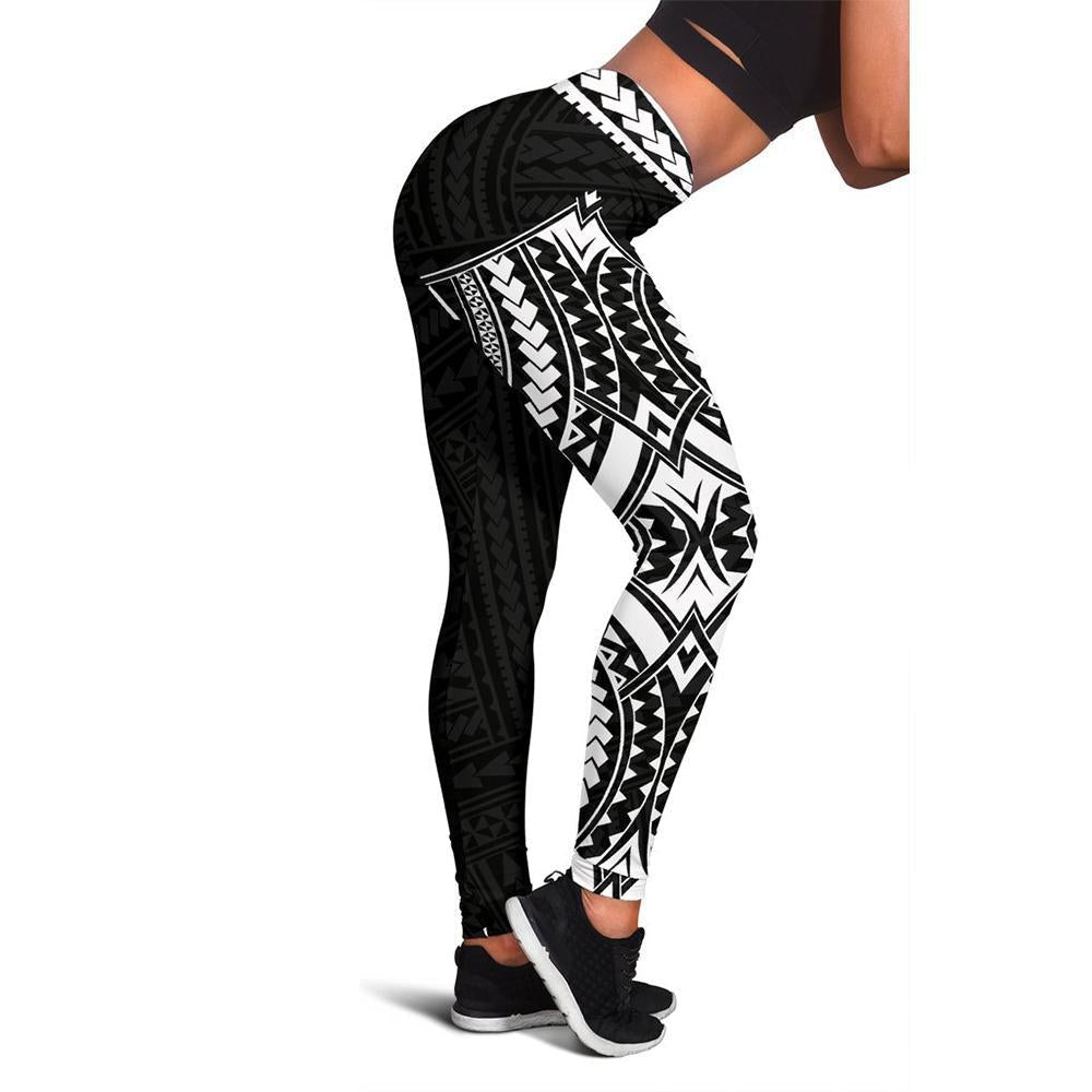 Polynesian Rising 10th Leggings White A6