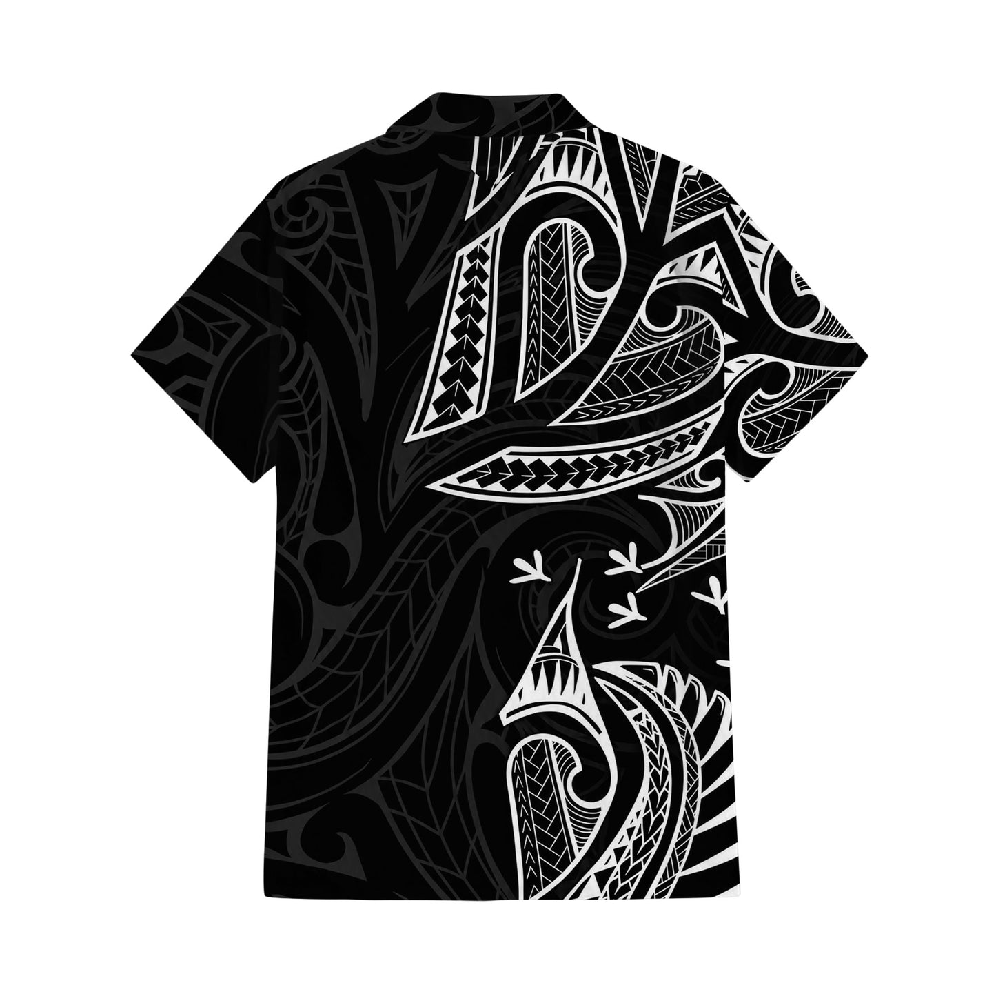 New Zealand Matching Outfit For Couple NZ Pattern Black Dress And Hawaiian Shirt