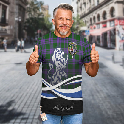 Printivon Elphinstone Clan Crest Alba Gu Brath T Shirt Scotland Gift
