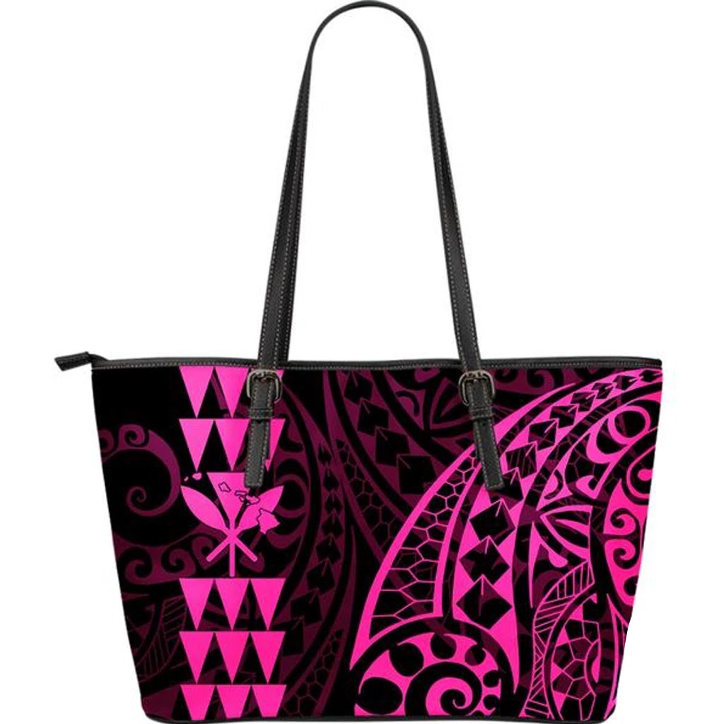 Cook Islands Polynesian T - Shirt - Tribal Wave Tattoo Pink