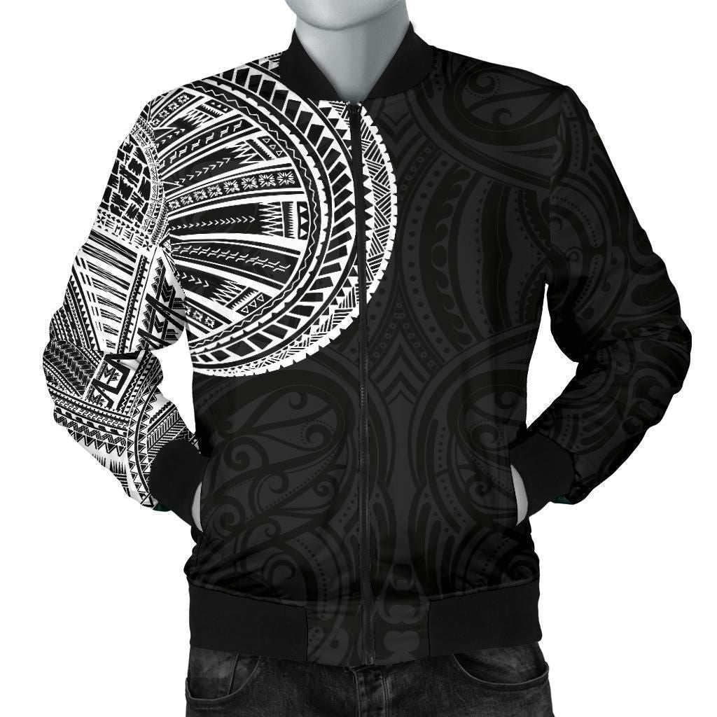 Samoa Tribal Maori Tattoo Roman Reigns Bomber Jacket for Men
