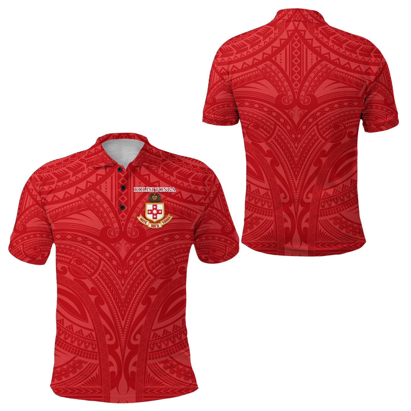 Kolisi Tonga Polo Shirt Mate Ma'a Tonga Unique Rugby Style NO.1