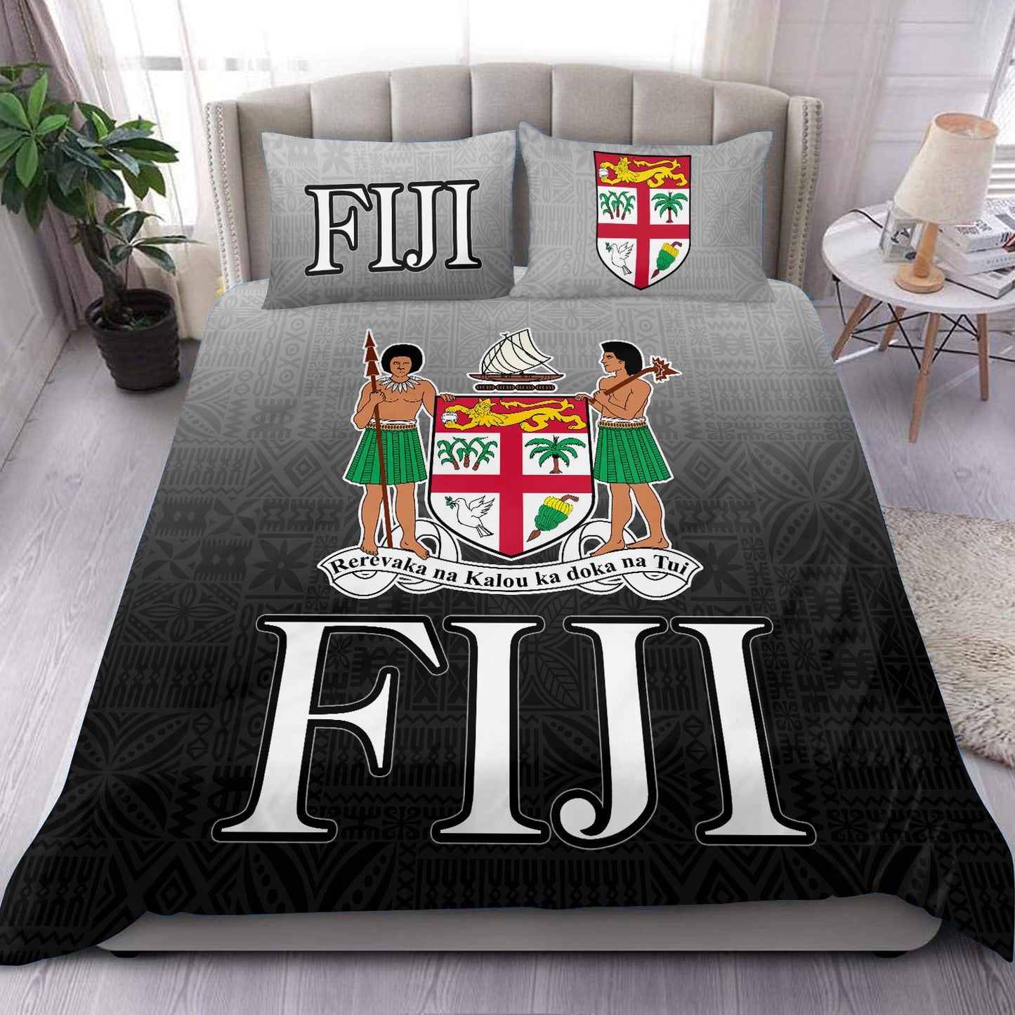 Fiji Bedding Sets Fijian patterns ver2 Black