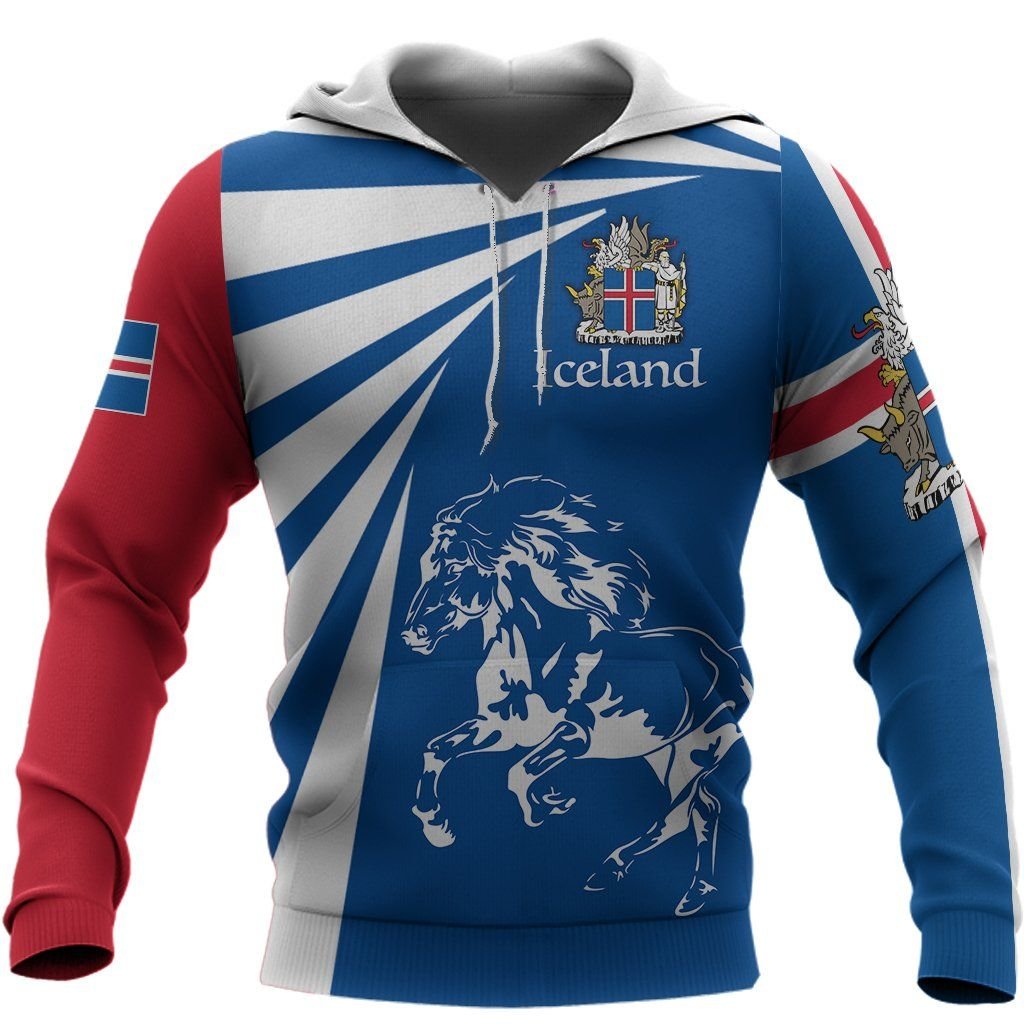 Icelandic Horse Hoodie Coat Of Arms