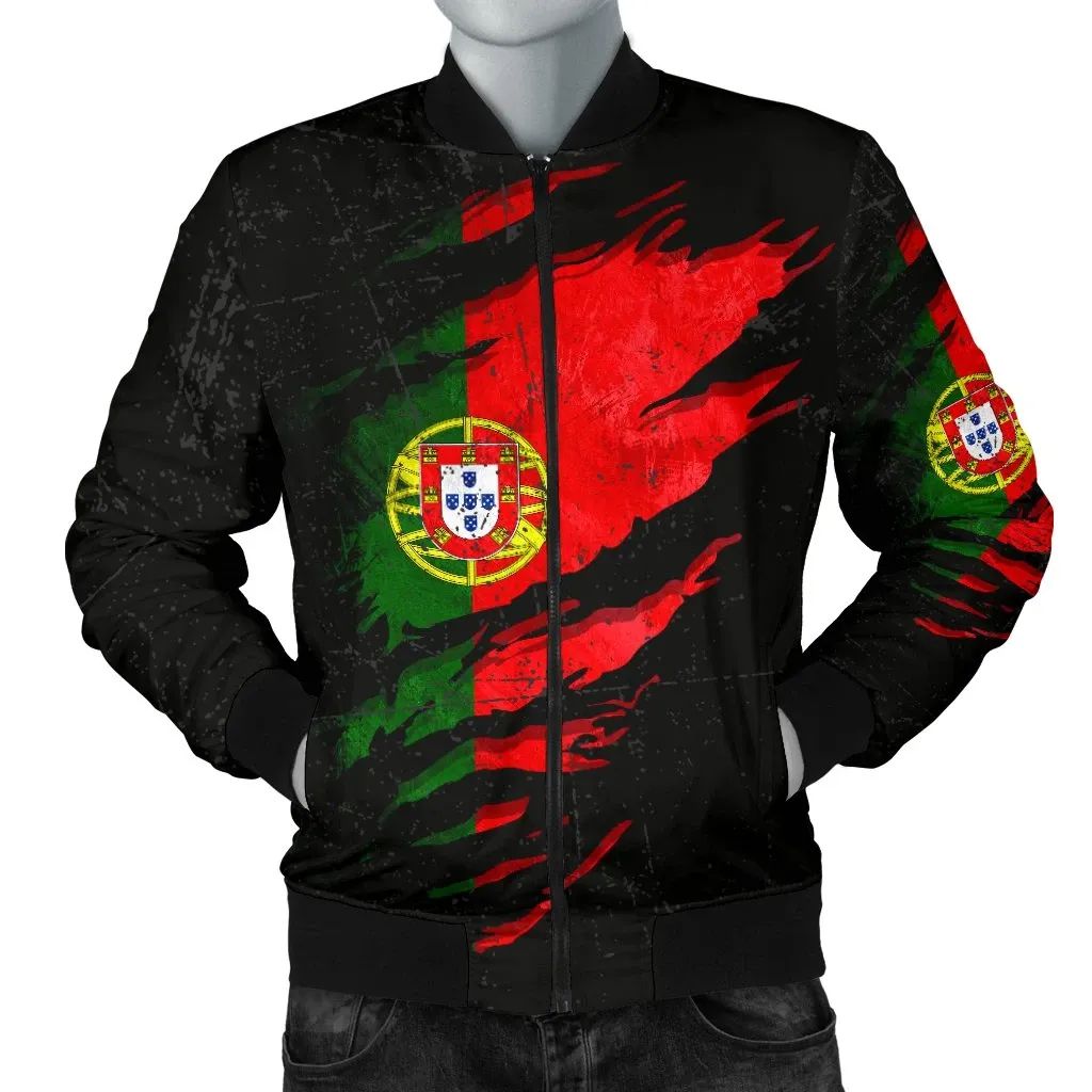 Portugal In Me Men's Bomber Jacket Special Grunge Style