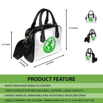 Kanaka Maoli Hawaiian Shoulder Handbag Polynesian Ohana Turtle Hibiscus Mother Son