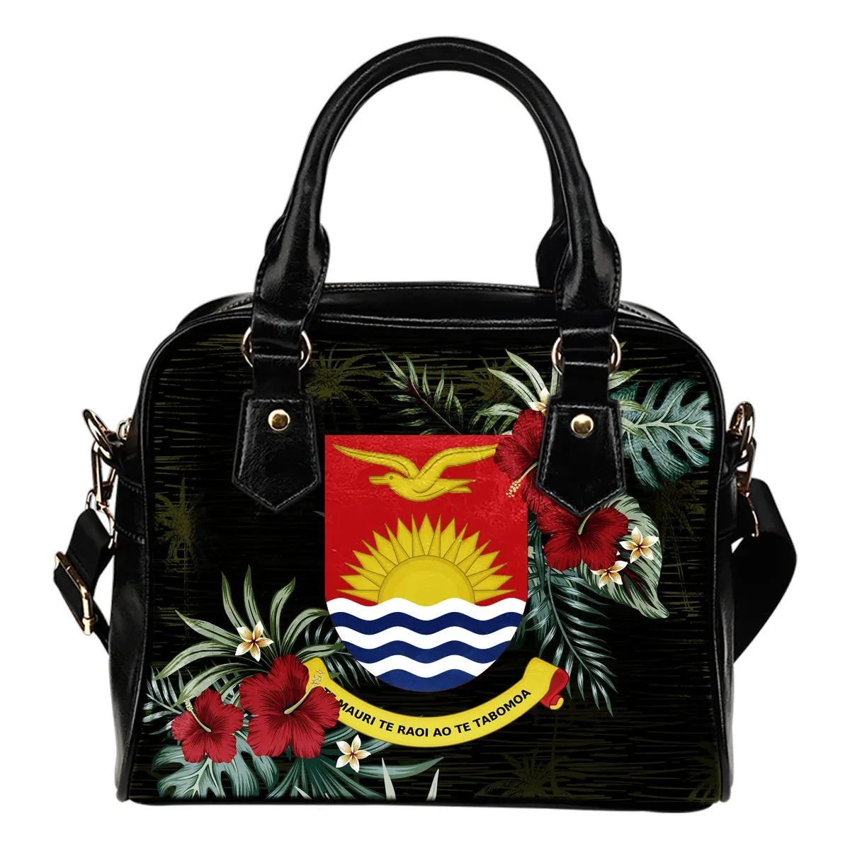 Kiribati Hibiscus Shoulder Handbag