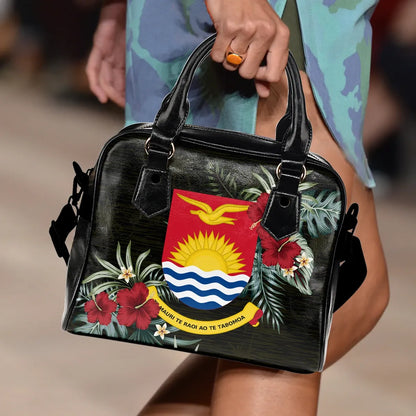 Kiribati Hibiscus Shoulder Handbag