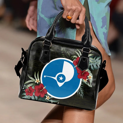 Yap Hibiscus Shoulder Handbag