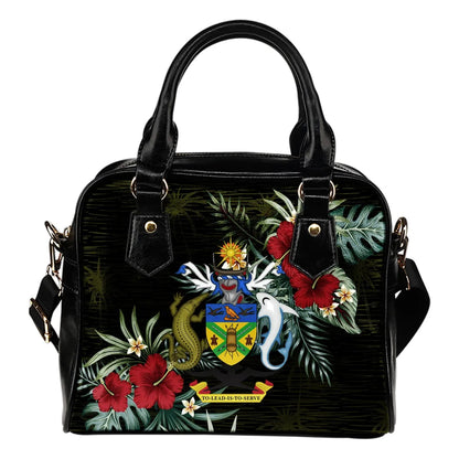 Solomon Islands Hibiscus Shoulder Handbag