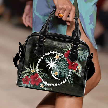 Chuuk Hibiscus Shoulder Handbag