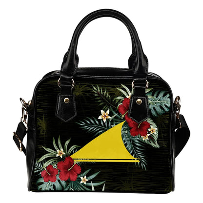 Tokelau Hibiscus Shoulder Handbag