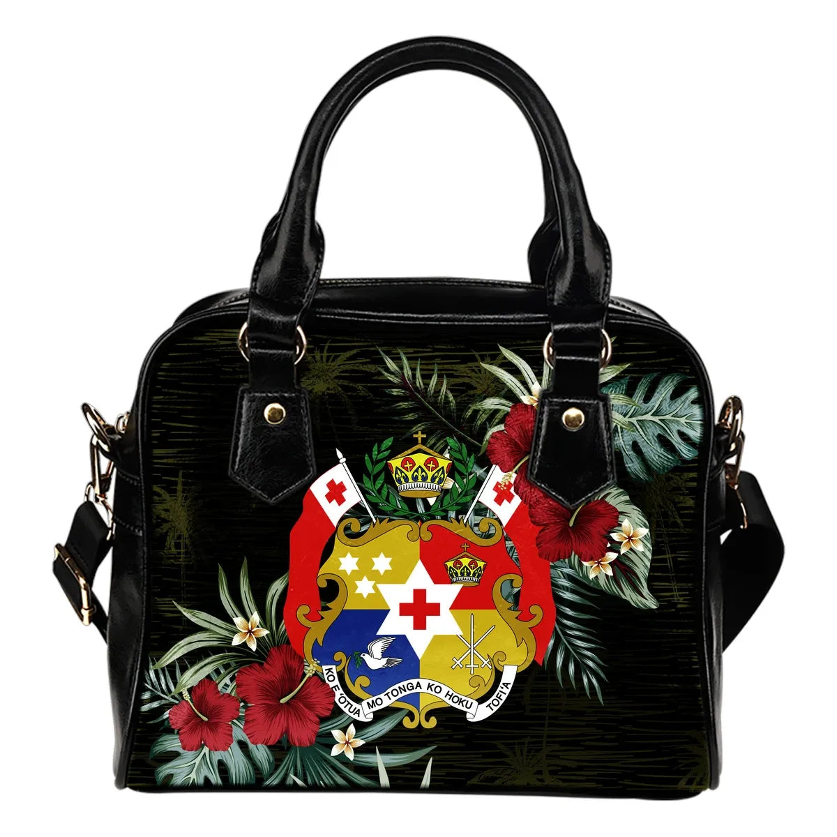 Tonga Hibiscus Shoulder Handbag