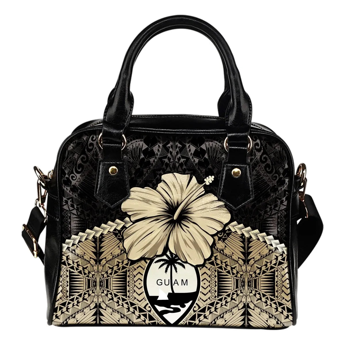 Guam Shoulder Handbag Hibiscus