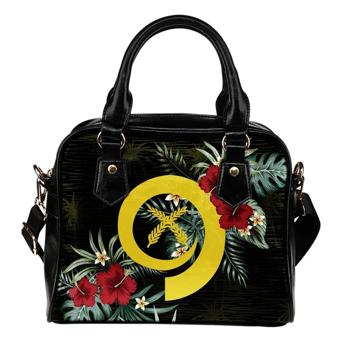 Vanuatu Hibiscus Shoulder Handbag