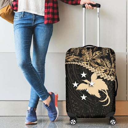 Papua New Guinea Luggage Covers Golden Coconut