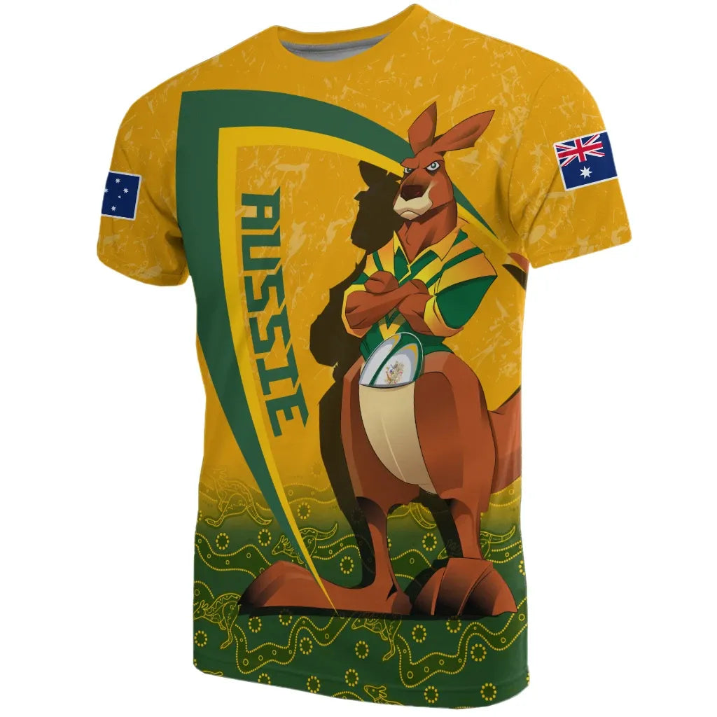 Australia T Shirt Rugby Kangaroo