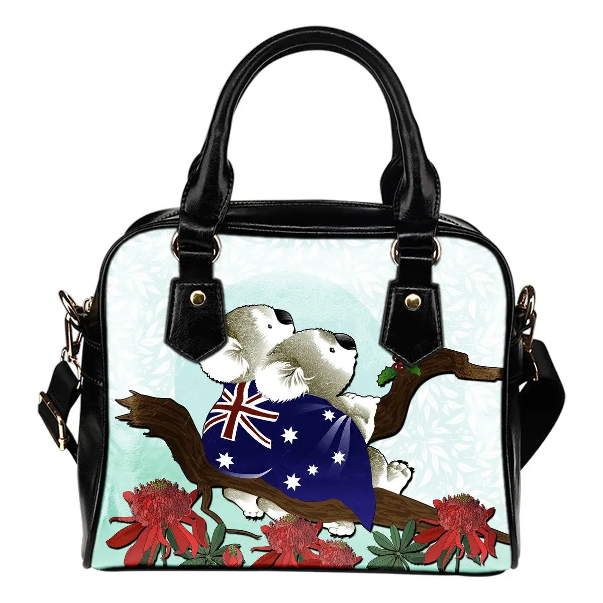 Australia Shoulder Handbag Koala And Waratah
