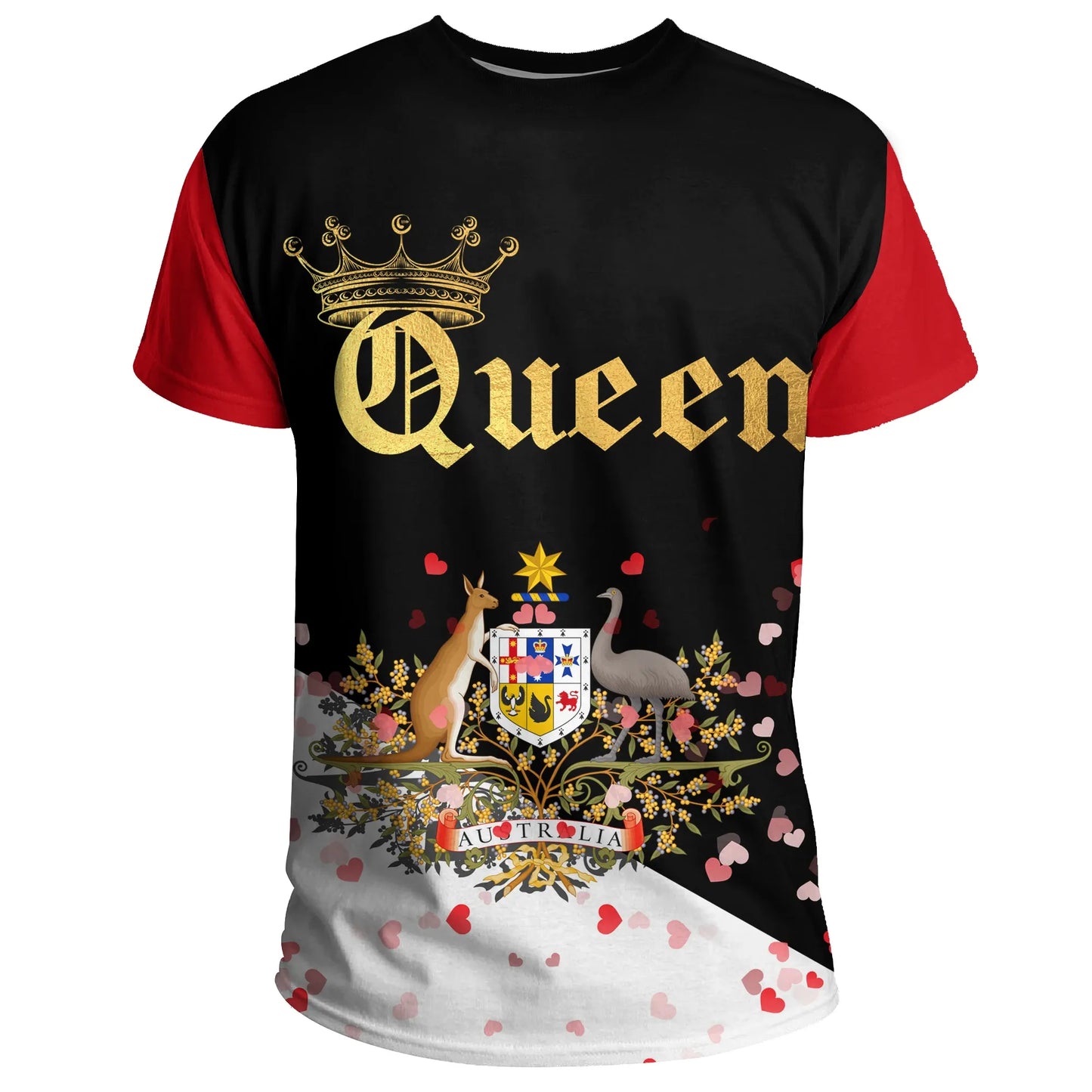 Australia T Shirt Queen Valentine Couple