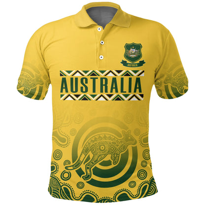 Australia Polo Shirt, Australia Sport Rugby Indigenous Aboriginal