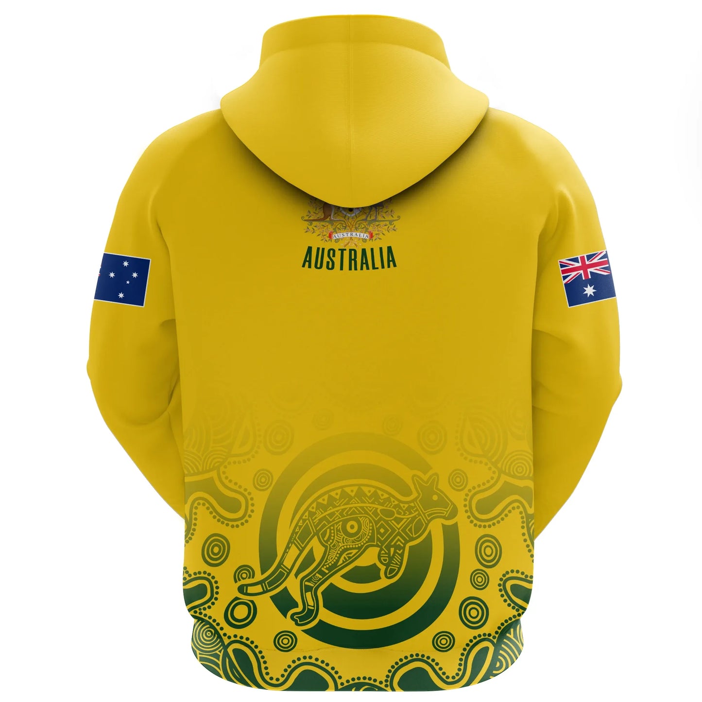 Australia Full Zip Hoodie, Australia Sport Rugby Indigenous Aboriginal