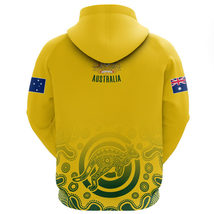 Australia Full Zip Hoodie, Australia Sport Rugby Indigenous Aboriginal