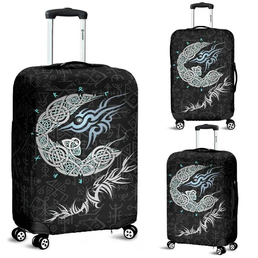 Viking Fenrir Wolf Luggage Covers