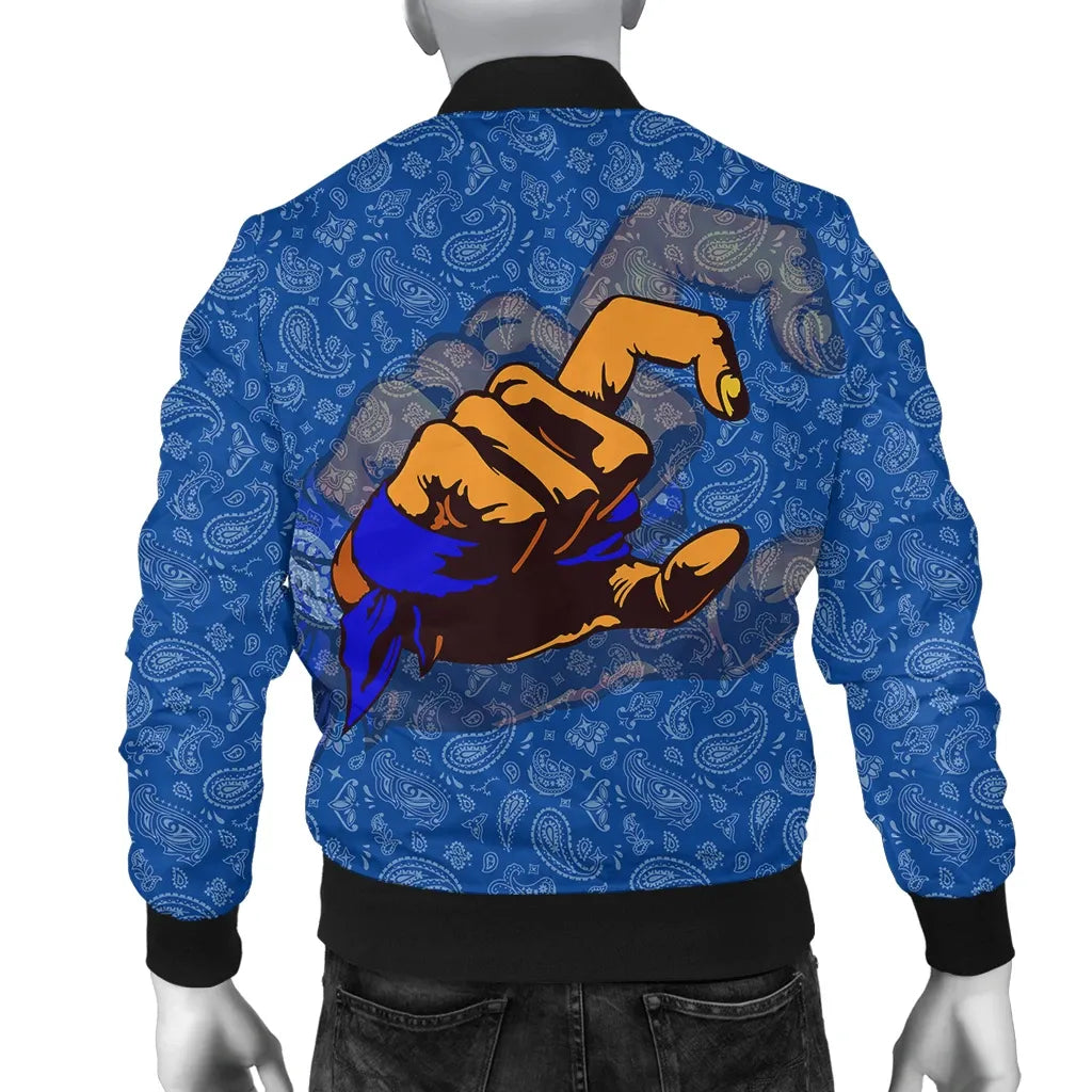 Crips Gang Bomber Jacket