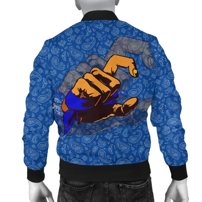 Crips Gang Bomber Jacket
