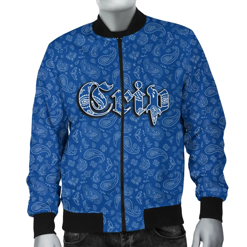 Crips Gang Bomber Jacket