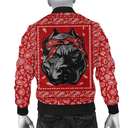 Blood Gang Bulldog Bomber Jacket