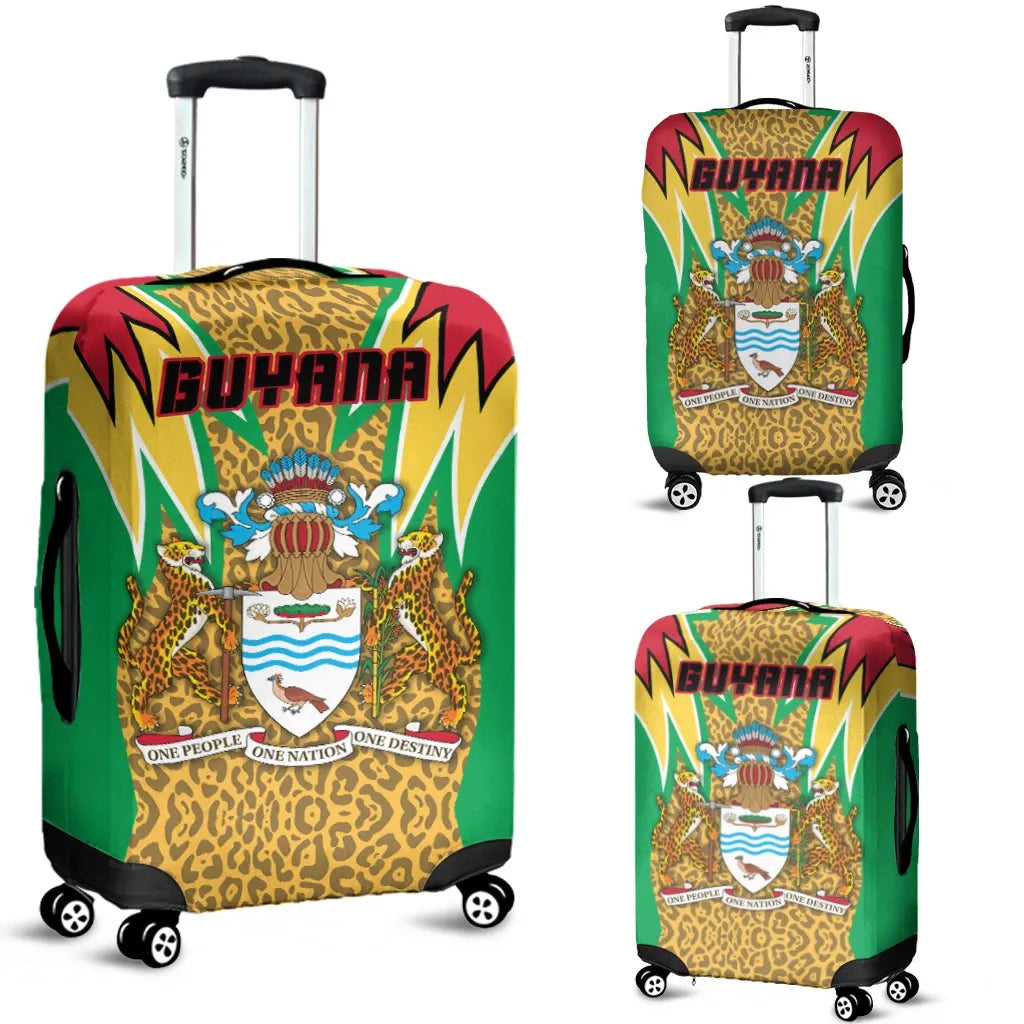 Guyana Luggage Covers Jaguars Coat Of Arms