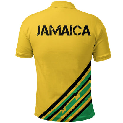 Jamaica Vintage Flag Polo Shirt