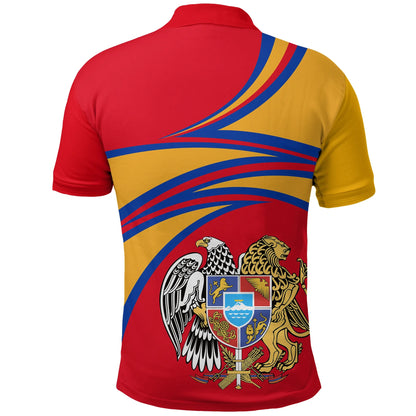 Armenia Polo Shirt Armenia Coat Of Arms Shirt