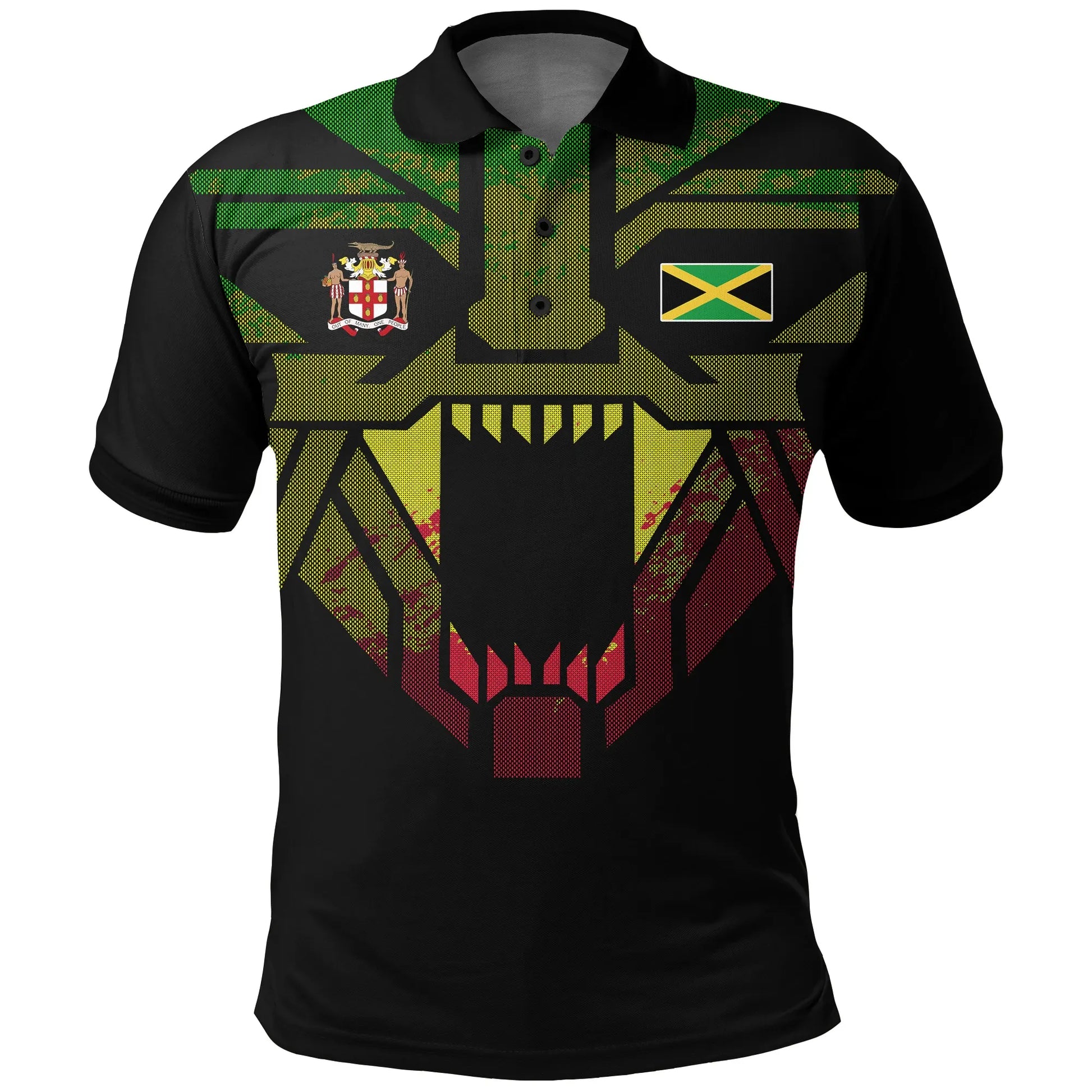 Jamaica Polo Shirt Strong Lion