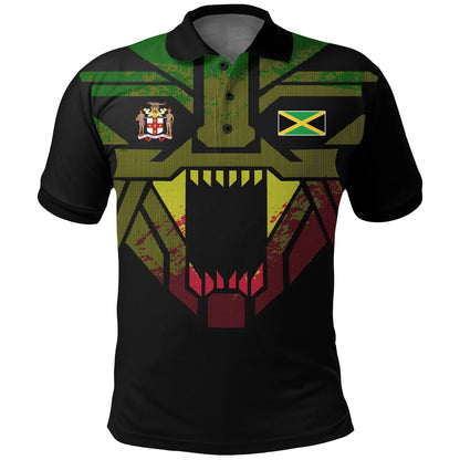 Jamaica Polo Shirt Strong Lion