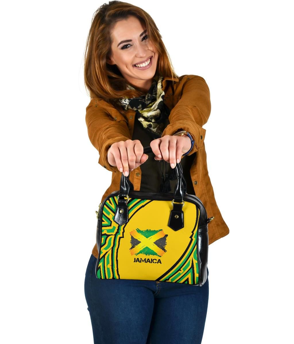 Jamaica Vintage Flag Shoulder Handbag