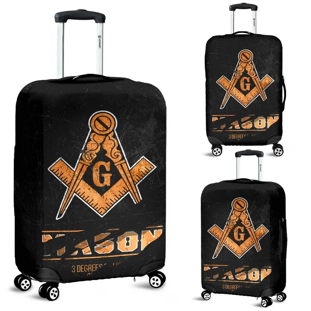 Masonic In Me All Luggage Covers Special Grunge Style