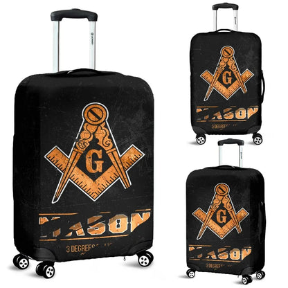 Masonic In Me All Luggage Covers Special Grunge Style