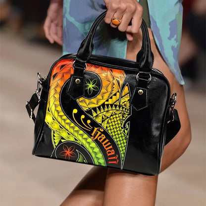 Hawaii Shoulder Handbag Hawaii Polynesian Decorative Patterns