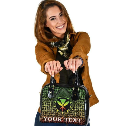 Hawaii Custom Personalised Shoulder Handbag Kanaka Maoli Rocket Style Reggae 8