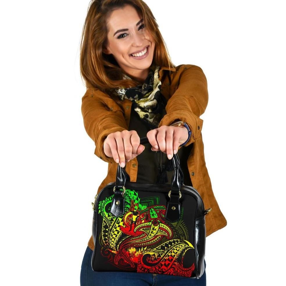 Vanuatu Shoulder Handbag Reggae Shark Tattoo