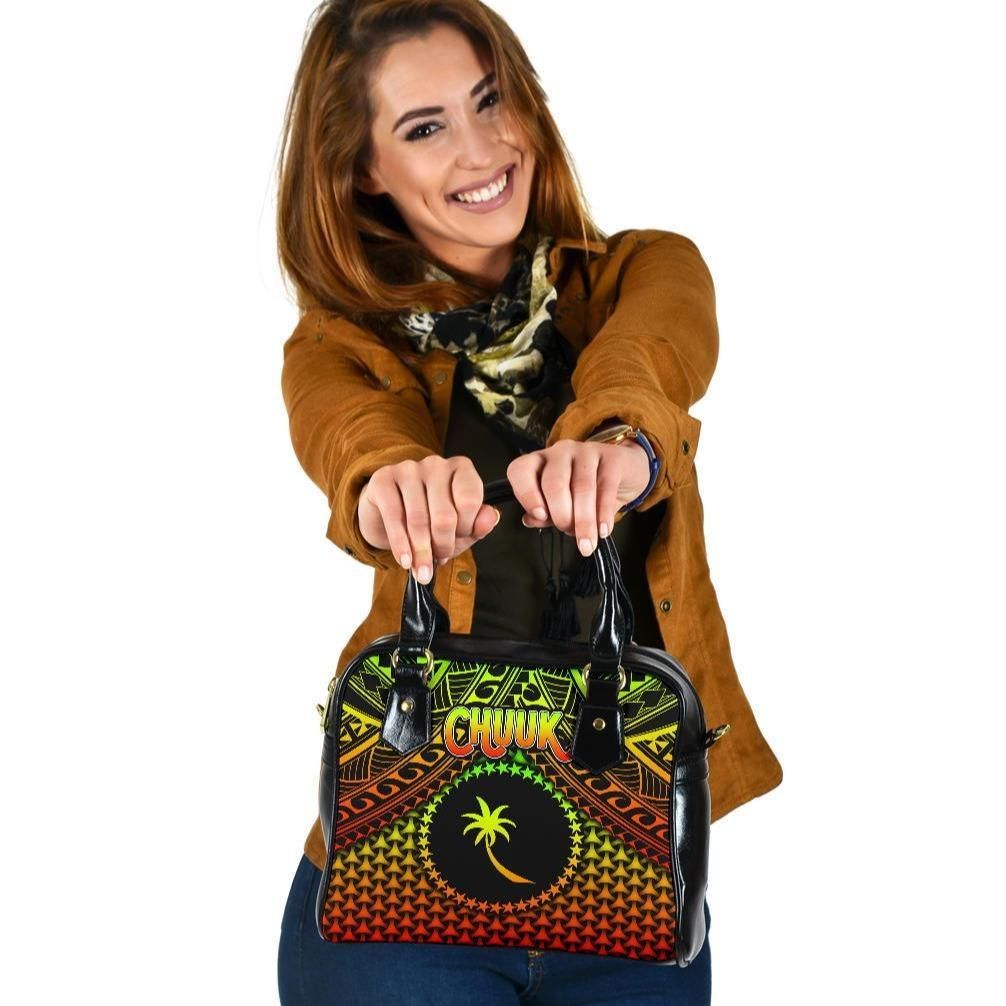 Polynesian Chuuk Shoulder Handbag Reggae Vintage Polynesian Patterns