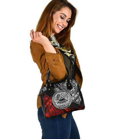 Ameican Samoa Shoulder Handbag Vintage Polynesian Style