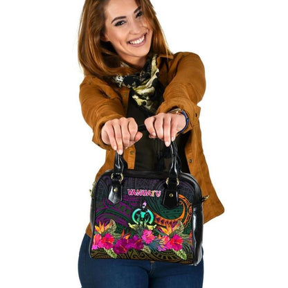 Vanuatu Shoulder Handbag Summer Hibiscus
