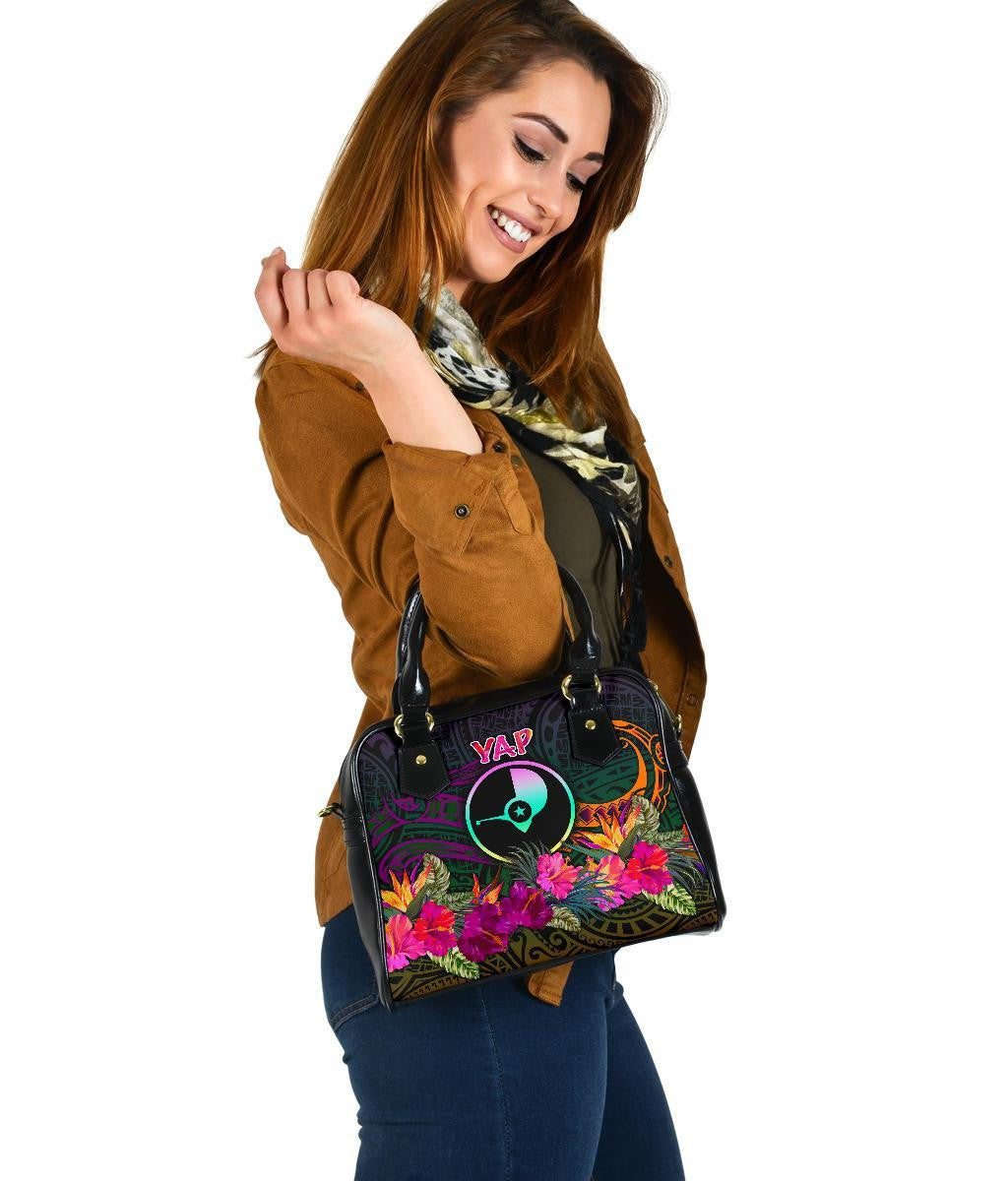 Yap Shoulder Handbag Summer Hibiscus