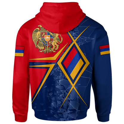 Armenia Zip Up Hoodie Armenia Legend
