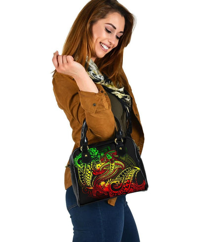 Samoa Shoulder Handbag Reggae Shark Polynesian Tattoo