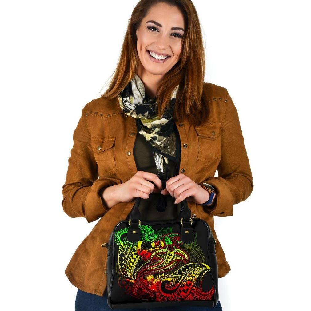 Tonga Shoulder Handbag Reggae Shark Polynesian Tattoo